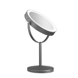 Gillian Jones - Rechargeable LED table mirror with 10x magnification and USB-C - Matte black - W21.5 x H35 x D13.5 cm / Beauty Uncategorized (Beauty)