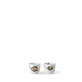 Kähler - Hammershøi Poppy Egg Cup - White w. Deco - Ø5 cm - 2 pcs. / Home and Kitchen Αταξινόμητα (Σπίτι & Κουζίνα) Σπίτι & Κουζίνα
