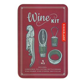 Kikkerland - Wine Kit - 6.25 x 4 x 0.75 inches / Home and Kitchen Uncategorized (Home & Kitchen) Home & Kitchen
