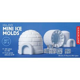 Kikkerland - Igloo Mini Ice Molds - 3.5 x 3.25 x 4.0 inches / Home and Kitchen Uncategorized (Home & Kitchen) Home & Kitchen