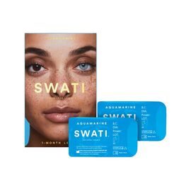 SWATI - Coloured Contact Lenses 1 Month - Aquamarine / Beauty Uncategorized (Beauty)