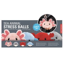 Kikkerland - Sea Animal Stress Balls - 5.75 x 3.5 x 3.5 inches / Health and Personal Care Uncategorized (Beauty)