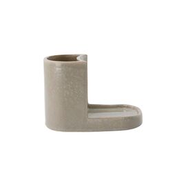 Meraki - Brush and soap holder, MKDatura - Shellish grey - w: 18 cm, h: 12.7 cm / Home and Kitchen Αταξινόμητα (Σπίτι & Κουζίνα) Σπίτι & Κουζίνα