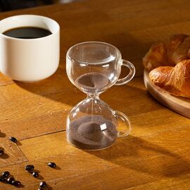 Kikkerland - Coffee Break Sand Timer - Coffee-colored - 5 x 3.5 x 2.75 / Home and Kitchen Uncategorized (Home & Kitchen) Home & Kitchen