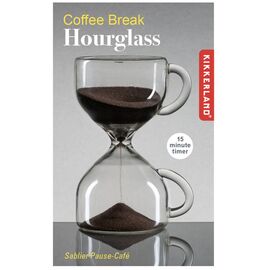 Kikkerland - Coffee Break Sand Timer - Coffee-colored - 5 x 3.5 x 2.75 / Home and Kitchen Uncategorized (Home & Kitchen) Home & Kitchen