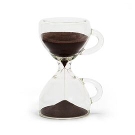 Kikkerland - Coffee Break Sand Timer - Coffee-colored - 5 x 3.5 x 2.75 / Home and Kitchen Uncategorized (Home & Kitchen) Home & Kitchen