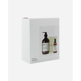 Meraki - Gift Box with Self Tan Drops, Bath Mitt, Body Lotion - White - 140g, 100ml, 490ml / Beauty Uncategorized (Beauty)
