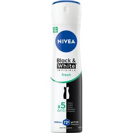 Nivea - Black & White Invisible Fresh Female Spray - Black & White - 150 ml / Beauty Uncategorized (Beauty)