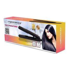 Esperanza EBP008 hair styling tool Straightening iron Warm Black 22 W Εργαλεία Μαλλιών Περιποίηση Μαλλιών