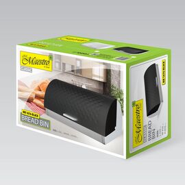 Maestro breadbox black MR-1676 Κουζίνα Σπίτι & Κουζίνα