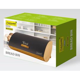 Maestro MR-1775-BLACK bread box Other Black, Wood Bamboo, Metal Κουζίνα Σπίτι & Κουζίνα