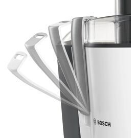 Bosch MES25A0 juice maker Centrifugal juicer 700 W Black, White Juicers Appliances