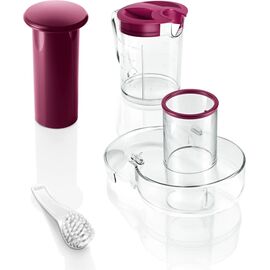 Bosch MES25C0 juice maker Centrifugal juicer Cherry,Transparent,White 700 W Juicers Appliances