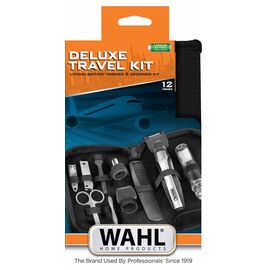 Wahl Travel Kit Deluxe Black, Stainless steel Εργαλεία Μαλλιών Περιποίηση Μαλλιών
