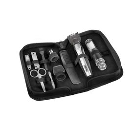Wahl Travel Kit Deluxe Black, Stainless steel Εργαλεία Μαλλιών Περιποίηση Μαλλιών