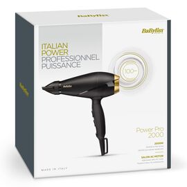 BaByliss 6704E hair dryer 2000 W Black, Gold Εργαλεία Μαλλιών Περιποίηση Μαλλιών