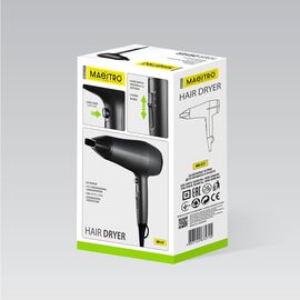 Hair dryer MAESTRO MR-217 2200 W Black, Graphite Εργαλεία Μαλλιών Περιποίηση Μαλλιών