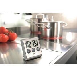 GEFU CONTARE Digital kitchen timer Black, Stainless steel Κουζίνα Σπίτι & Κουζίνα
