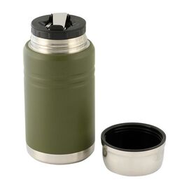 M-Tac UN-R02-750A Food thermos with foldable stainless steel spoon, 750 ml, olive green Κουζίνα Σπίτι & Κουζίνα