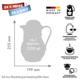 ROTPUNKT Thermos jug, 1.2 l, ivory (ecru) Κουζίνα Σπίτι & Κουζίνα
