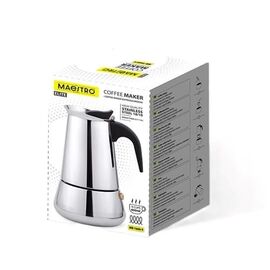Bialetti Brikka Moka pot 0.1 L Black, Stainless steel Coffee Machines Appliances