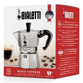 Bialetti Moka Express Moka pot Aluminium, Black Coffee Machines Appliances