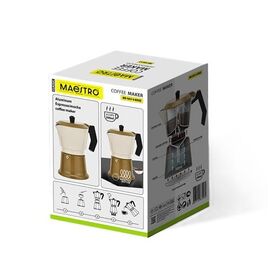 Aluminium moka pot MR-1657-6-BEIGE MAESTRO Καφετιέρες Συσκευές