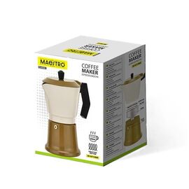 Aluminium moka pot MR-1657-9-BEIGE MAESTRO Καφετιέρες Συσκευές