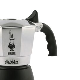 Bialetti Brikka Moka pot 0.1 L Black, Stainless steel Coffee Machines Appliances