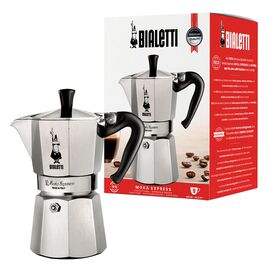 Bialetti Moka Express Moka pot 0.55 L Black, Silver Coffee Machines Appliances