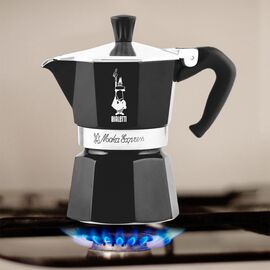 Bialetti Moka Express Moka pot Black Coffee Machines Appliances