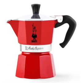 Bialetti Moka Express Moka pot Red Coffee Machines Appliances