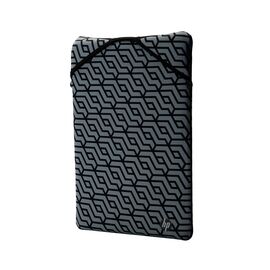 HP Reversible Protective 15.6-inch Geo Laptop Sleeve 15.6" Sleeve case Black, Gray Laptop Bags Lugagges & Bags