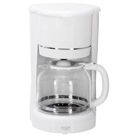 Adler AD 4383w Drip coffee maker for ground coffee 1.5 L white Coffee Machines Appliances