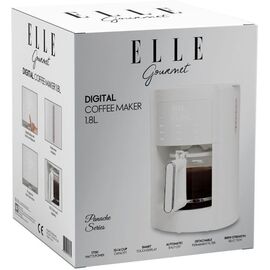 ELLE 1.8L white filter coffee maker Coffee Machines Appliances