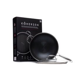 Kohersen Black Cube 32 cm wok Κουζίνα Σπίτι & Κουζίνα