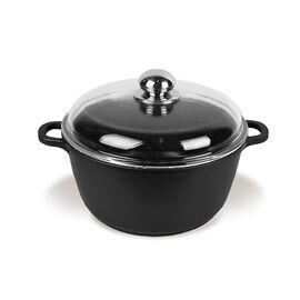 Maestro MR-4620C Pot with lid 20 cm 2,1 l Black Kitchen Home & Kitchen