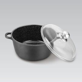 Maestro MR-4620C Pot with lid 20 cm 2,1 l Black Kitchen Home & Kitchen