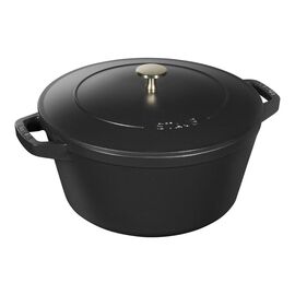 Staub La Cocotte 4.2 L Round Cast iron Casserole baking dish Κουζίνα Σπίτι & Κουζίνα