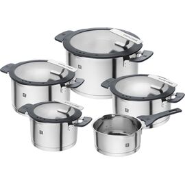 ZWILLING SIMPLIFY 66870-005-0 Pots set Stainless steel 5 pcs. Silver Black Κουζίνα Σπίτι & Κουζίνα