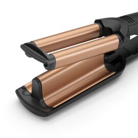 BaByliss Deep Waves Curling iron Warm Black, Orange 98.4" (2.5 m) Εργαλεία Μαλλιών Περιποίηση Μαλλιών