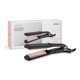 BaByliss The Crimper Texturizing iron Warm Black, Pink 70.9" (1.8 m) Εργαλεία Μαλλιών Περιποίηση Μαλλιών