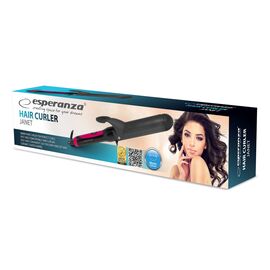 Esperanza EBL011 Curling iron Warm Black, Pink 1.8 m Εργαλεία Μαλλιών Περιποίηση Μαλλιών