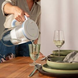 Brita Glass+ filter jug with 2 MaxtraPro PP cartridges (blue; 2.5 l) Κουζίνα Σπίτι & Κουζίνα