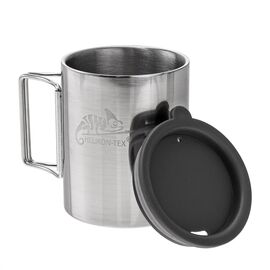 Helikon Thermal mug with lid 250 ml Silver, Black Kitchen Home & Kitchen