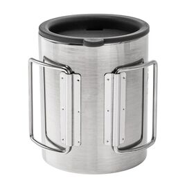 Helikon Thermal mug with lid 250 ml Silver, Black Kitchen Home & Kitchen