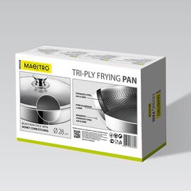 Frying pan with lid MAESTRO MR-1216 28 cm (MR-1216-28) Κουζίνα Σπίτι & Κουζίνα