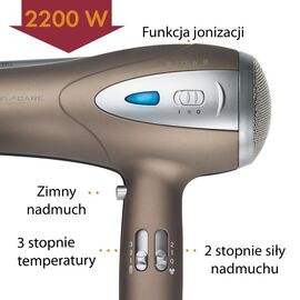 ProfiCare PC-HTD 3113 hair dryer 2200 W Brown Εργαλεία Μαλλιών Περιποίηση Μαλλιών