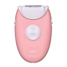 BRAUN Silk-épil 3  SES 3-176 Epilator, White and Pink Συσκευές Περιποίησης Περιποίηση Προσώπου