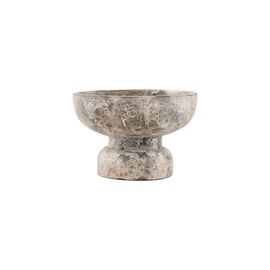 House Doctor - Ancient Tealight Holder - Ø22 cm - Grey/Brown / Home and Kitchen